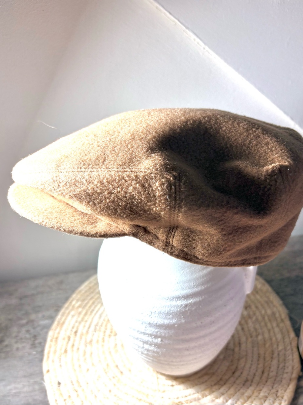 Borsalino Italian wool cap with ear flaps